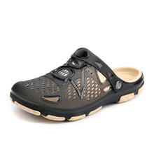 Lade das Bild in den Galerie-Viewer, Herren Sommer Hausschuhe leichte Mesh Clog schnell trocknende Gartenschuhe
