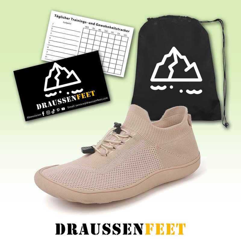 Bequeme, Atmungsaktive Barfuß-Sport-Fitnessschuhe Mit Breiter Zehenpartie, Fliegende, Gewebte Freizeit-Wanderschuhe (Unisex)