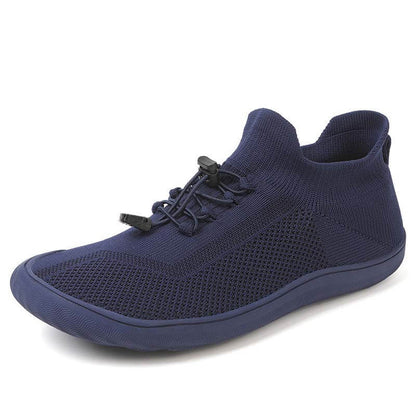 Bequeme, Atmungsaktive Barfuß-Sport-Fitnessschuhe Mit Breiter Zehenpartie, Fliegende, Gewebte Freizeit-Wanderschuhe (Unisex)