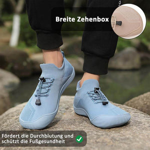 Bequeme, Atmungsaktive Barfuß-Sport-Fitnessschuhe Mit Breiter Zehenpartie, Fliegende, Gewebte Freizeit-Wanderschuhe (Unisex)