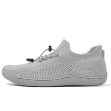 Lade das Bild in den Galerie-Viewer, draussenfeet barfuss strickschuhe 31545 hellgrau
