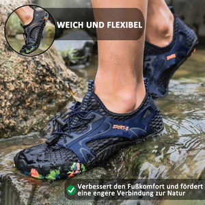 draussenfeet barfussschuhe 132461 blau