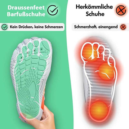 Hohe Schneestiefel Mit Seitlichem Reißverschluss Outdoor-Sport Freizeit Wandern Rutschfester & Wasserdichter Barfußschuh für den Winter (Unisex)