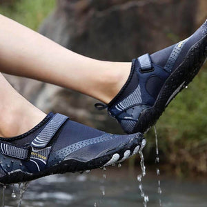 Barfußschuhe Wasserschuhe Outdoor schnell trocknende Strandschuhe Wandern Flussschuhe (Unisex)