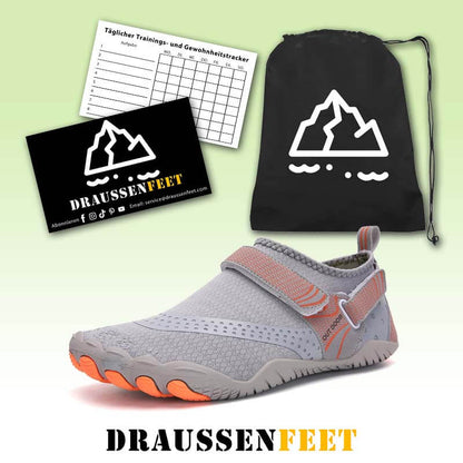 Barfußschuhe Wasserschuhe Outdoor schnell trocknende Strandschuhe Wandern Flussschuhe (Unisex)