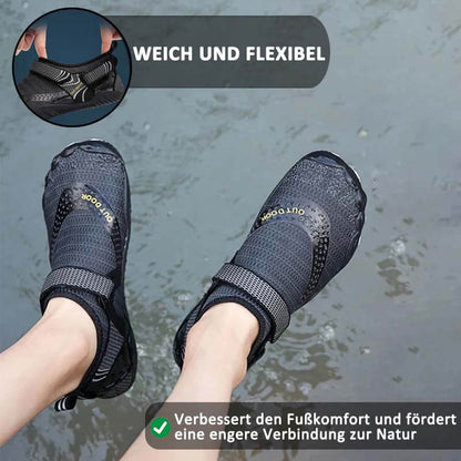 Barfußschuhe Wasserschuhe Outdoor schnell trocknende Strandschuhe Wandern Flussschuhe (Unisex)