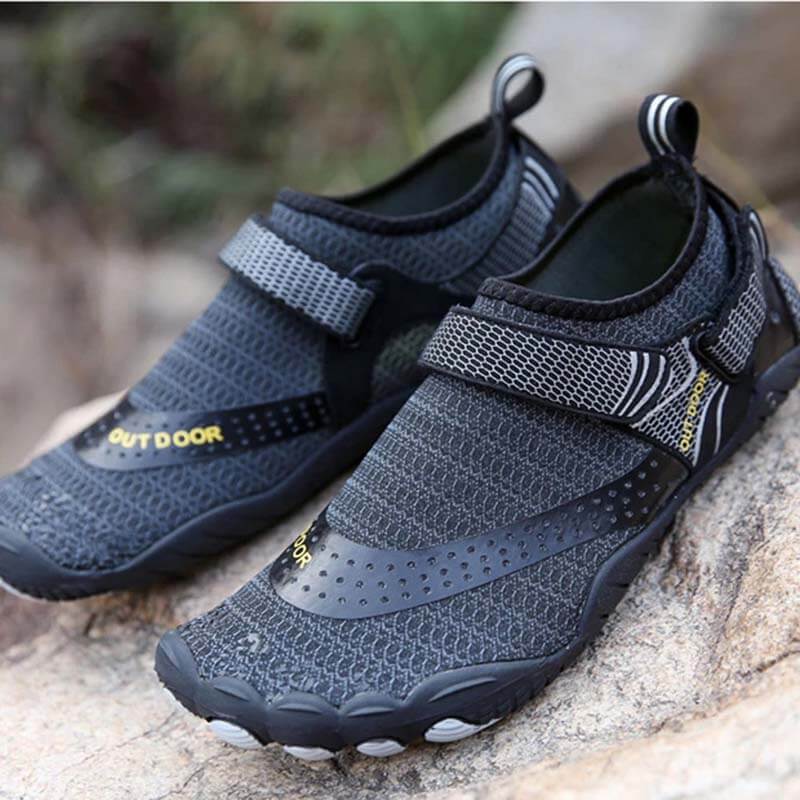 Barfußschuhe Wasserschuhe Outdoor schnell trocknende Strandschuhe Wandern Flussschuhe (Unisex)