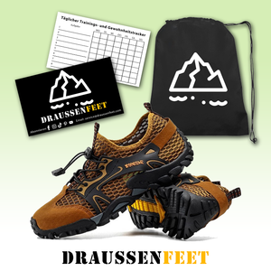 draussenfeet barfussschuhe 31329 braun