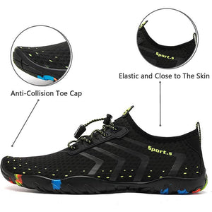Wasserschuhe Herren Damen Barfußschuhe Strand Schwimmschuhe Schnelltrocknende Aqua Socken Poolschuhe für Surf Yoga Wassergymnastik