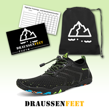 Lade das Bild in den Galerie-Viewer, draussenfeet barfussschuhe 31414 schwarz
