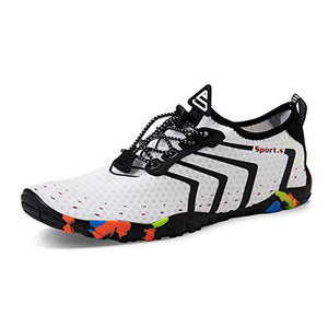 Wasserschuhe Herren Damen Barfußschuhe Strand Schwimmschuhe Schnelltrocknende Aqua Socken Poolschuhe für Surf Yoga Wassergymnastik