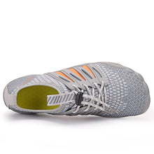 Lade das Bild in den Galerie-Viewer, draussenfeet barfussschuhe 31429 grau orange
