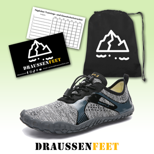 draussenfeet barfussschuhe 31436 hell grau 