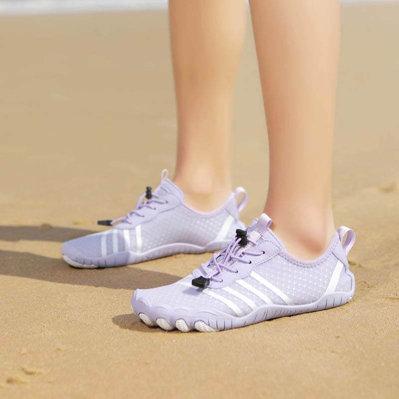 Sommer Atmungsaktive Wasserschuhe Aquaschuhe Leicht Sportlich Barfußschuhe Rutschfest Outdoor Walking Minimalistisch (Unisex)