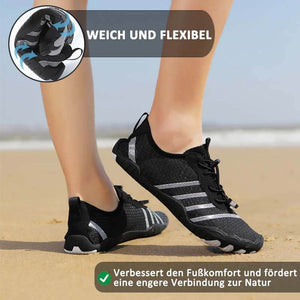 Sommer Atmungsaktive Wasserschuhe Aquaschuhe Leicht Sportlich Barfußschuhe Rutschfest Outdoor Walking Minimalistisch (Unisex)