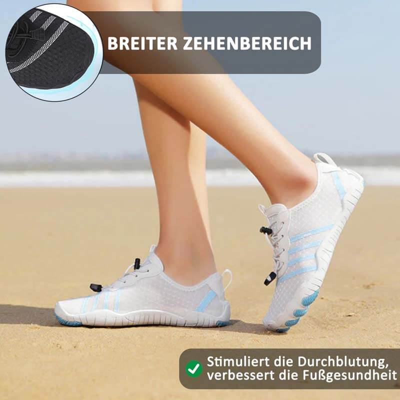 Sommer Atmungsaktive Wasserschuhe Aquaschuhe Leicht Sportlich Barfußschuhe Rutschfest Outdoor Walking Minimalistisch (Unisex)