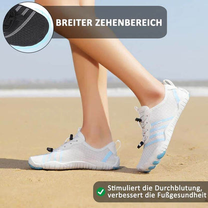 Sommer Atmungsaktive Wasserschuhe Aquaschuhe Leicht Sportlich Barfußschuhe Rutschfest Outdoor Walking Minimalistisch (Unisex)