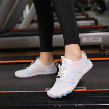 Sommer Atmungsaktive Wasserschuhe Aquaschuhe Leicht Sportlich Barfußschuhe Rutschfest Outdoor Walking Minimalistisch (Unisex)