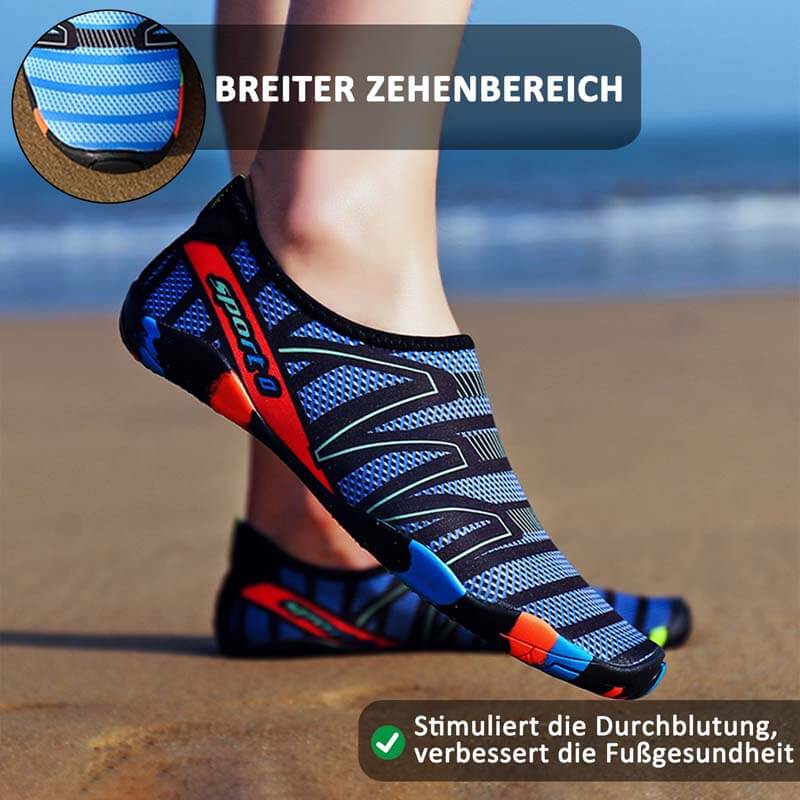 Barfuß-Wasserschuhe, schnell trocknend, atmungsaktiv, leicht, Aqua-Socken, Schwimmen, Strandschuhe für Outdoor-Fitness, Radfahren (Unisex)