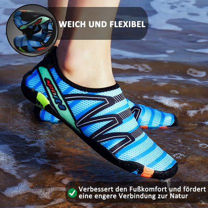 Barfuß-Wasserschuhe, schnell trocknend, atmungsaktiv, leicht, Aqua-Socken, Schwimmen, Strandschuhe für Outdoor-Fitness, Radfahren (Unisex)
