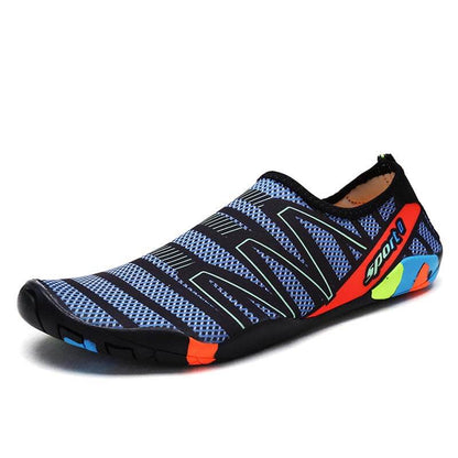 Barfuß-Wasserschuhe, schnell trocknend, atmungsaktiv, leicht, Aqua-Socken, Schwimmen, Strandschuhe für Outdoor-Fitness, Radfahren (Unisex)