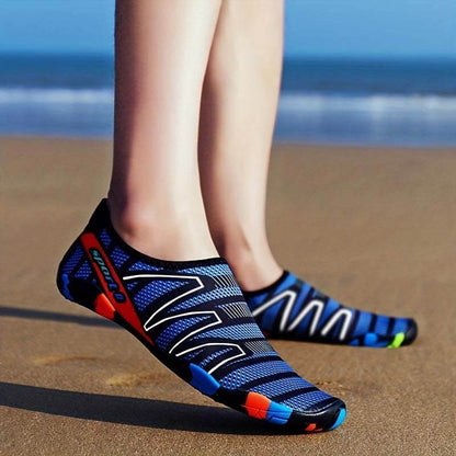 Barfuß-Wasserschuhe, schnell trocknend, atmungsaktiv, leicht, Aqua-Socken, Schwimmen, Strandschuhe für Outdoor-Fitness, Radfahren (Unisex)