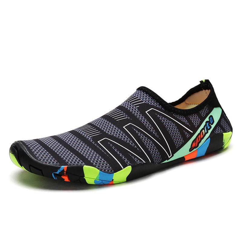 Barfuß-Wasserschuhe, schnell trocknend, atmungsaktiv, leicht, Aqua-Socken, Schwimmen, Strandschuhe für Outdoor-Fitness, Radfahren (Unisex)