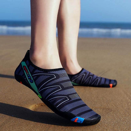 Barfuß-Wasserschuhe, schnell trocknend, atmungsaktiv, leicht, Aqua-Socken, Schwimmen, Strandschuhe für Outdoor-Fitness, Radfahren (Unisex)