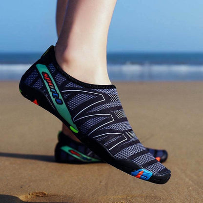 Barfuß-Wasserschuhe, schnell trocknend, atmungsaktiv, leicht, Aqua-Socken, Schwimmen, Strandschuhe für Outdoor-Fitness, Radfahren (Unisex)