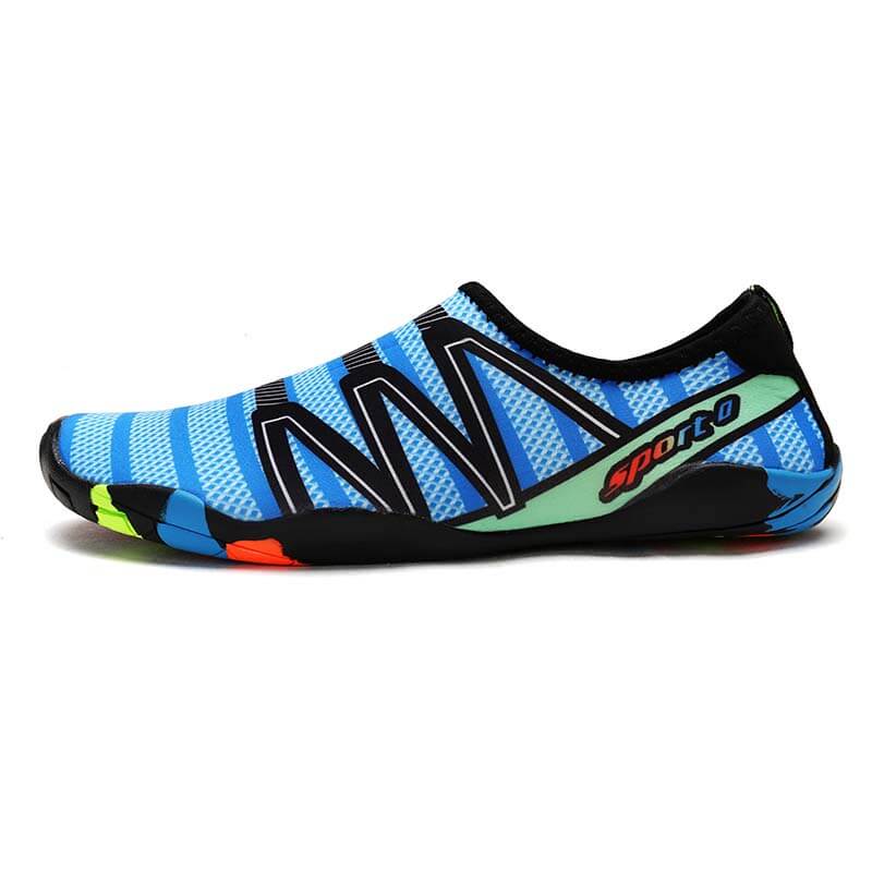 Barfuß-Wasserschuhe, schnell trocknend, atmungsaktiv, leicht, Aqua-Socken, Schwimmen, Strandschuhe für Outdoor-Fitness, Radfahren (Unisex)