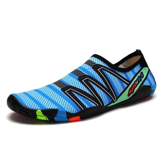 Barfuß-Wasserschuhe, schnell trocknend, atmungsaktiv, leicht, Aqua-Socken, Schwimmen, Strandschuhe für Outdoor-Fitness, Radfahren (Unisex)