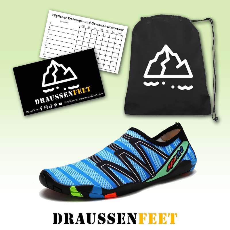 Barfuß-Wasserschuhe, schnell trocknend, atmungsaktiv, leicht, Aqua-Socken, Schwimmen, Strandschuhe für Outdoor-Fitness, Radfahren (Unisex)