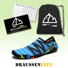 Lade das Bild in den Galerie-Viewer, draussenfeet barfussschuhe 31445 konigsblau
