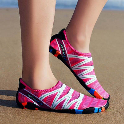 Barfuß-Wasserschuhe, schnell trocknend, atmungsaktiv, leicht, Aqua-Socken, Schwimmen, Strandschuhe für Outdoor-Fitness, Radfahren (Unisex)