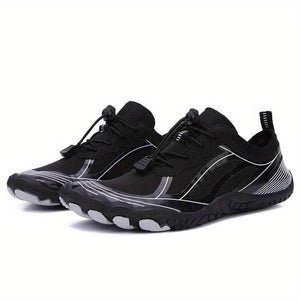 Schnell trocknende Unisex-Barfußschuhe für Damen, leicht, verstellbarer Klettverschluss, Wandern, Fitness, Schwimmen, Wasserschuhe (Unisex)