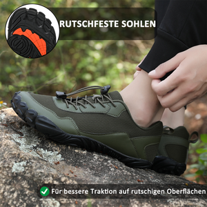draussenfeet barfussschuhe 31468 armeegrun