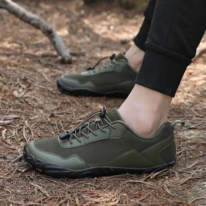 Herren Barfuß-Wanderschuhe, atmungsaktiv, Outdoor-Sport, Kletterschuh, Trekking-Turnschuhe, rutschfeste Jogging-Schuhe