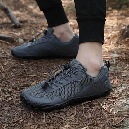 Herren Barfuß-Wanderschuhe, atmungsaktiv, Outdoor-Sport, Kletterschuh, Trekking-Turnschuhe, rutschfeste Jogging-Schuhe