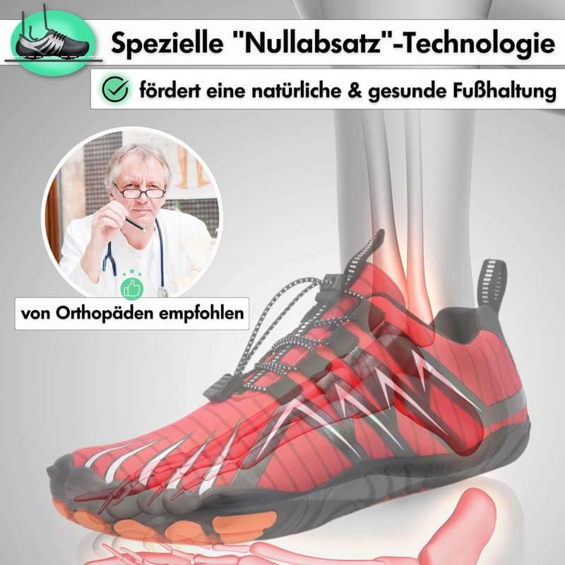 Outdoor-Fünf-Finger-Schuhe, Bergsteigen, atmungsaktive Wanderschuhe, Langlauf, Klettern, Laufen, Flussverfolgungsschuhe, Gesunde und Bequeme Barfußschuhe (Unisex)