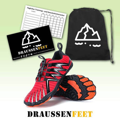 Outdoor-Fünf-Finger-Schuhe, Bergsteigen, atmungsaktive Wanderschuhe, Langlauf, Klettern, Laufen, Flussverfolgungsschuhe, Gesunde und Bequeme Barfußschuhe (Unisex)