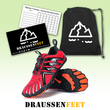 Lade das Bild in den Galerie-Viewer, draussenfeet barfussschuhe 31474 rot
