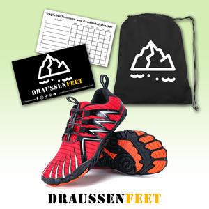 draussenfeet barfussschuhe 31474 rot