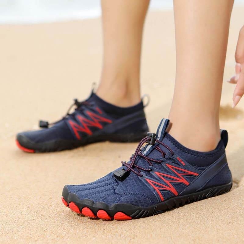 Neue Flussverfolgungsschuhe Sommer Klettern Fünf-Finger-Schuhe Outdoor-Bergsteigen Strandschuhe Sport Waten Schwimmschuhe Barfußschuhe (Unisex)