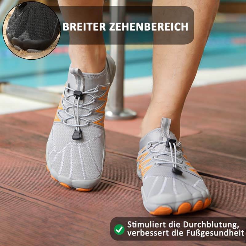 Neue Flussverfolgungsschuhe Sommer Klettern Fünf-Finger-Schuhe Outdoor-Bergsteigen Strandschuhe Sport Waten Schwimmschuhe Barfußschuhe (Unisex)