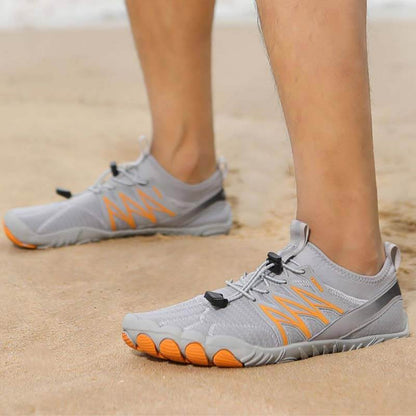 Neue Flussverfolgungsschuhe Sommer Klettern Fünf-Finger-Schuhe Outdoor-Bergsteigen Strandschuhe Sport Waten Schwimmschuhe Barfußschuhe (Unisex)