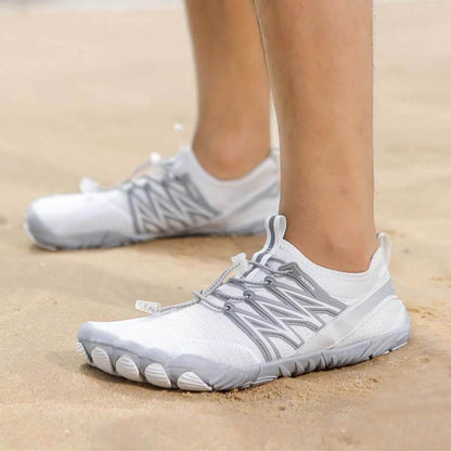 Neue Flussverfolgungsschuhe Sommer Klettern Fünf-Finger-Schuhe Outdoor-Bergsteigen Strandschuhe Sport Waten Schwimmschuhe Barfußschuhe (Unisex)