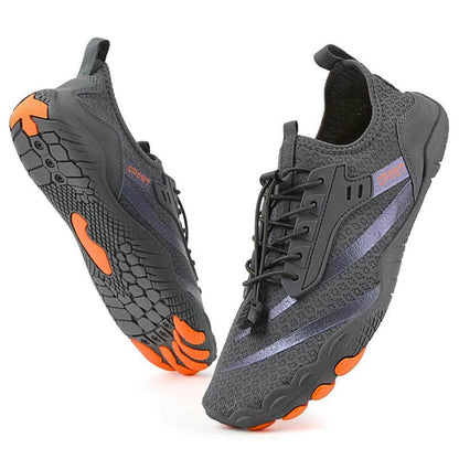 Outdoor-Flussverfolgungsschuhe, rutschfeste Schwimmschuhe, Wat-Wanderschuhe, Fünf-Finger-Profi-Barfußschuhe (Unisex)