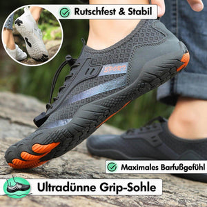 draussenfeet barfussschuhe 31476 grau