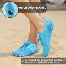 Lade das Bild in den Galerie-Viewer, draussenfeet barfussschuhe 31476 hellblau
