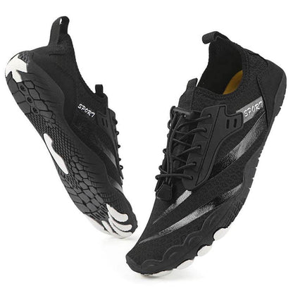 Outdoor-Flussverfolgungsschuhe, rutschfeste Schwimmschuhe, Wat-Wanderschuhe, Fünf-Finger-Profi-Barfußschuhe (Unisex)